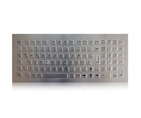 Vandal Proof IP65 Stainless Steel Keyboard SUS304 For Outdoor Kiosk