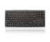 IP65 Black Marine Keyboard Backlit Vandal Resistant  Stainless Steel Rugged