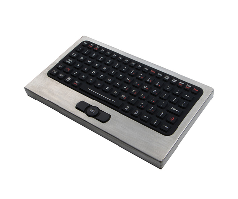 IP68 Silicone Industrial Keyboard With Force Sensing Resistor Pointing Device