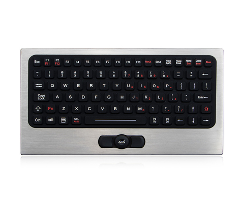 IP68 Silicone Industrial Keyboard With Force Sensing Resistor Pointing Device