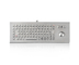 Custom Stainless Steel Inustrial Metal Compact Keyboard With Trackball Explosion Proof