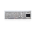 Industrial Metal Keyboard With Touchpad With USB Or PS2 Interface