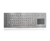 Explosion Proof 68 Keys Stainless Steel Keyboard With Ruggedized Touchpad