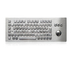 Anti Vandal Stainless Steel Metal Industrial Keyboard With Trackball For Kiosk