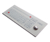 106 Keys Medical Membrane Switch Keyboard Trackball Front Panel Mounting