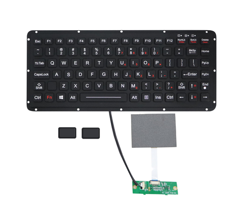 Integrated Silicone Rubber Keyboard With Backlight 2 External Mouse Keys