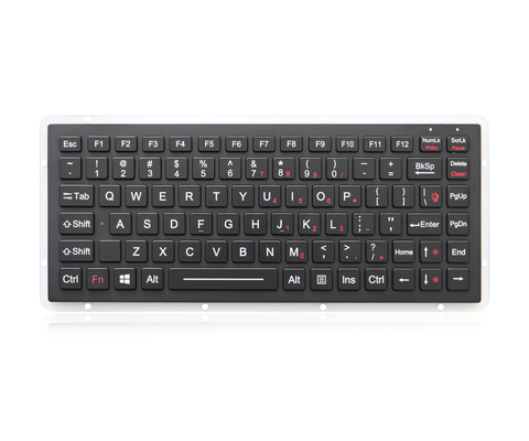 Durable Embedded Military EMC Keyboard With Polymer Keys