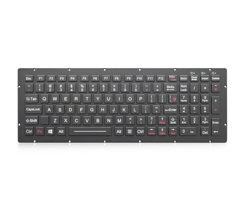 Military Grade 101 Key Waterproof EMC Keyboard With Backlit Marine