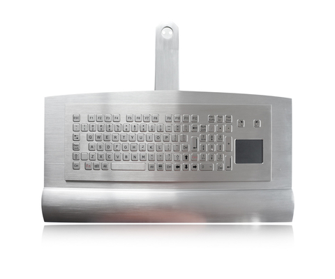 IP68 Dynamic Vandal Proof Industrial Keyboard with 103 Keys &amp; Touchpad
