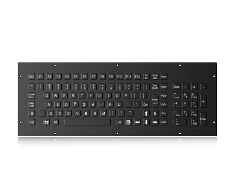 EMC Rugged Keyboard Durable Black Titanium Electroplated Military Keyboard