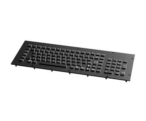 EMC Rugged Keyboard Durable Black Titanium Electroplated Military Keyboard