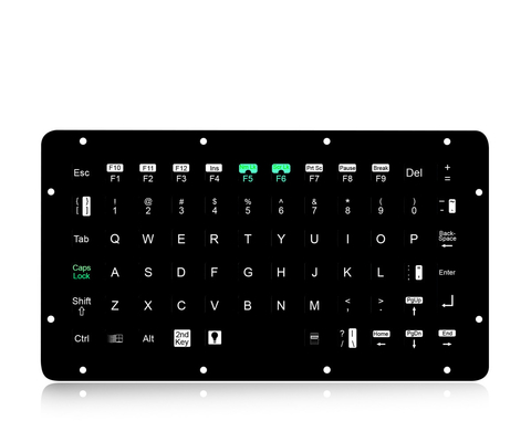 Embedded Rugged Military Silicone Rubber Keyboard 69 Keys USB Backlit Keyboard