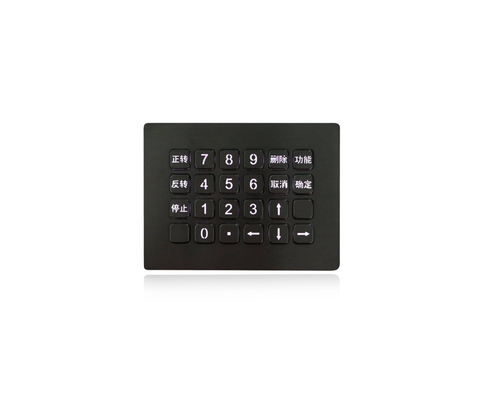 24 Keys Waterproof Metal Keypad Durable Stainless Steel Numeric Keypad