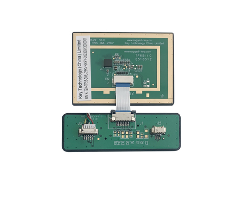 IP65 Industrial Touchpad With 2 Micro Key Switch Buttons IIC Interface