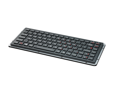 IP65 Rugged Chiclet Keyboard With Polymer Keys, Military Level Backlight Keyboard