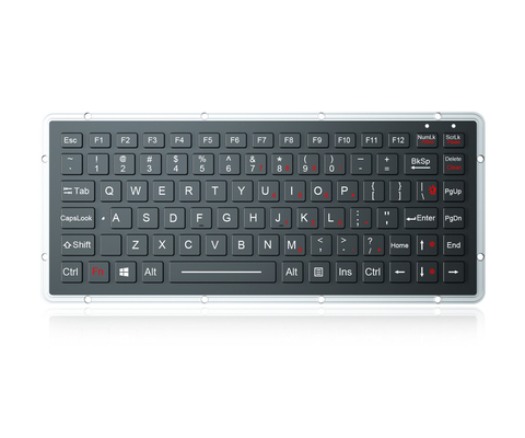 IP65 Rugged Chiclet Keyboard With Polymer Keys, Military Level Backlight Keyboard