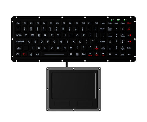 Rugged EMC Keyboard Lightweight With Touchpad Backlight Military Keyboard