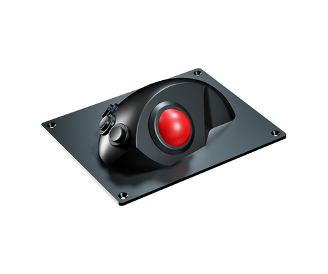 IPX6 Military Grade Ergonomic Trackball Mouse With 3 Buttons 34mm Optical Trackball Module