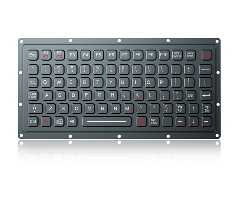 Compact Lightweight Silicone Industrial Keyboard IP65 Dynamic Front Panel