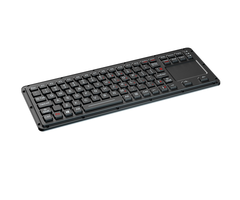 MIL-STD-461G MIL-STD-810F Compliant Military Rugged Keyboard with Touchpad 315.0mm x 108.0mm L x W