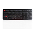 107 Keys Industrial Membrane Keyboard with Chemical and Liquid Resistance G.W. 1.40KG