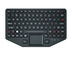 Rugged Military Keyboard MIL-STD-461G And MIL-STD-810F Dual PS2 Interface With Touchpad