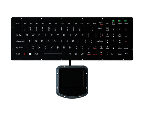 Rugged Military Keyboard For Critical Military Standards With Touchpad And Backlight