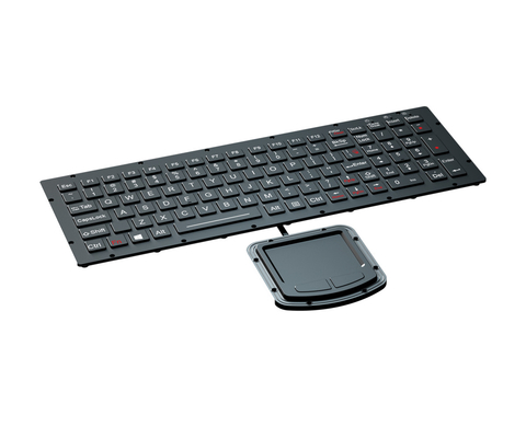 Rugged Military Keyboard For Critical Military Standards With Touchpad And Backlight