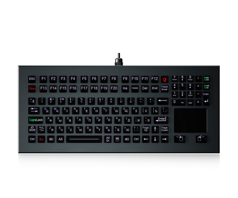 Industrial Keyboard With Touchpad And IP68 Dynamic Waterproof Technology