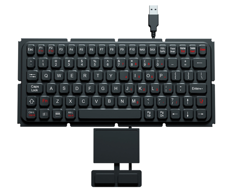 Sealed and Durable Industrial Keyboard With Touchpad and 2 Mouse Keys for Harsh Environment