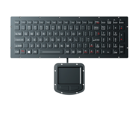 Ultra Thin Ruggedized Keyboard With Sealed Touchpad And Military Grade PCB