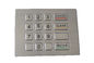 Water proof and vandal proof keypad 16 keys compact format IP67 dynamic