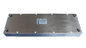 Flat Desktop Stainless Steel Keyboard Compact Format IP68 Dynamic Vandal Proof