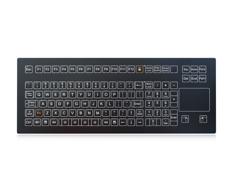 108 Keys IP65 Membrane Keyboard Manufacturer With OMRON Key Technology Chemical And Liquid Resistant