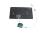 Silicone Rubber Industrial Keyboard With Touchpad For Industry Military Medical
