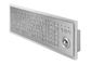 104 Keys Stianless Steel Panel Mounted Keyboard IP67 With Trackball 800DPI