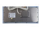 Industrial Koisk Metal Mechanical Keyboard Black IP67 Rated Washable Top Mounted