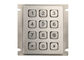 Stainless Steel Industrial Metal Keypad 4x3 IP67 Dynamic Water Proof Long Lifespan
