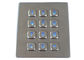 IP67 Backlit Metal Keypad 4x3 12 Keys Customizable Layout Matrix Interface