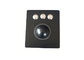 Mechanical Trackball Industrial Pointing Device Vandal Proof With Black Titanium Plate