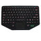 5VDC 91 Keys IP67 Dynamic Silicone Rugged Keyboard with touchpad