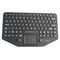 5VDC 91 Keys IP67 Dynamic Silicone Rugged Keyboard with touchpad