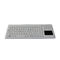 PS2 Waterproof Medical Grade Keyboard 17mA With Touchpad