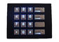 Dot Matrix IP67 Dynamic Vandal Proof Backlit Keypad For Bank Kiosk