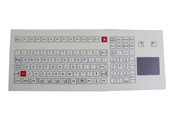 108 Keys Scratch Proof IP67 Membrane Switches Keyboard