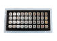 Dynamic Waterproof Metal Keypad IP67 Stainless Steel 40 Keys Titanium