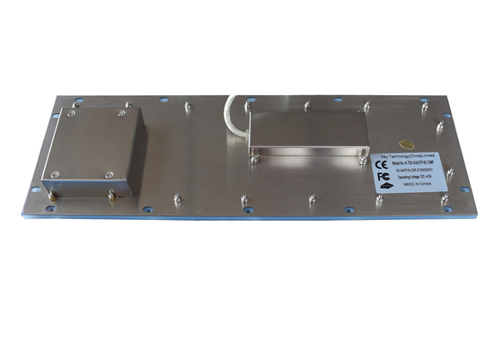 IP67 Industrial Metal Keyboard Long Stroke Backlit USB 800DPI
