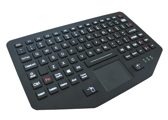 Military EMC Keyboard Wide Temperature 90 Keys Aluminum Alloy 300mA