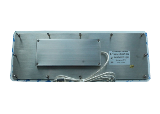 Oil Proof Industrial Membrane Keyboard Panel Mounting With Touchpad IP67