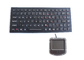 Aluminum Alloy Military Keyboard IP67 USB With 400DPI Touchpad